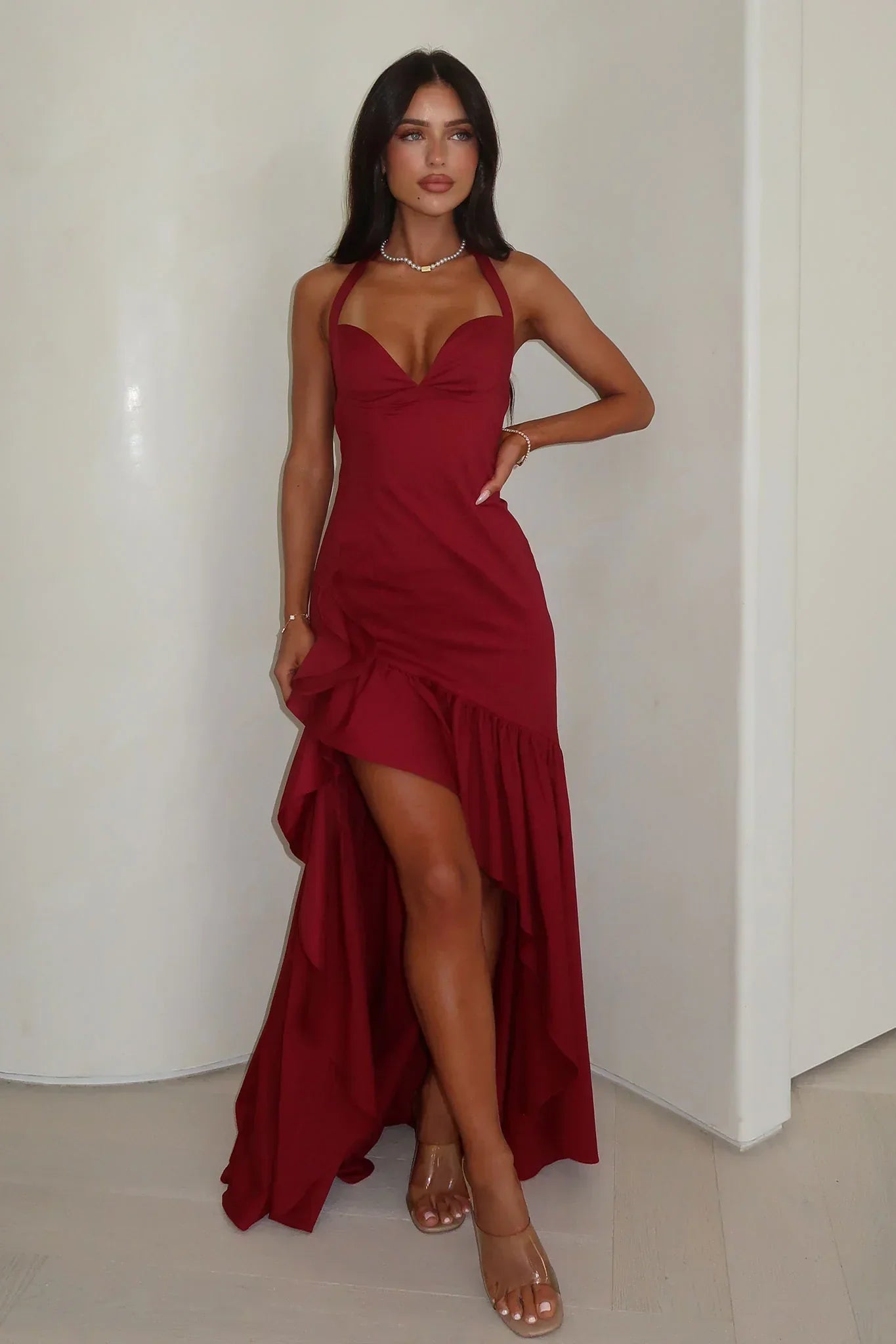 Neva Maxi Dress - Red